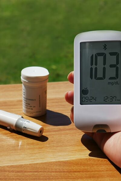 Photo Blood glucose monitor