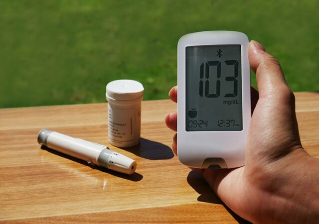 Photo Blood glucose monitor